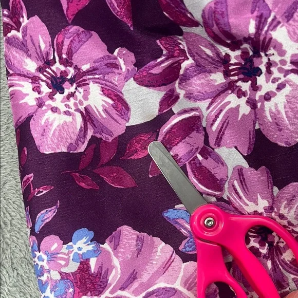 Gymboree 7 Dressed Up Floral Purple Kids Lined Dress - Picture 3 of 15